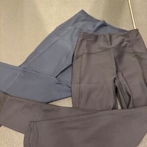Manduka Leggings in blue and black both for $20